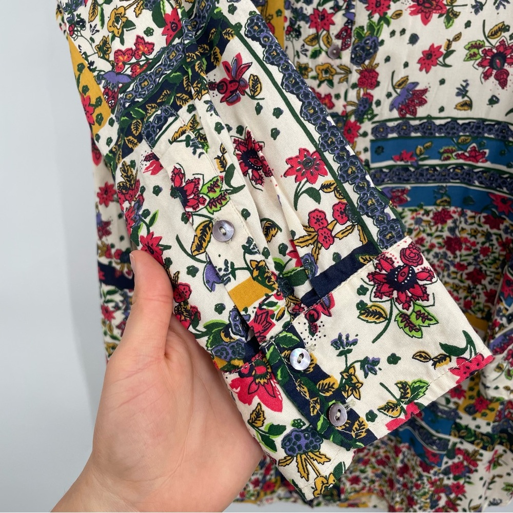 NATURAL LIFE Colorful Floral Long Sleeve Dress - Picture 10 of 14
